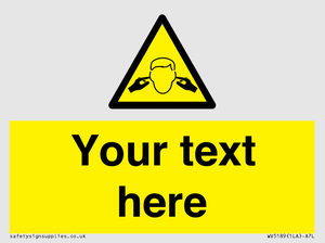 Custom Noise Hazard Sign